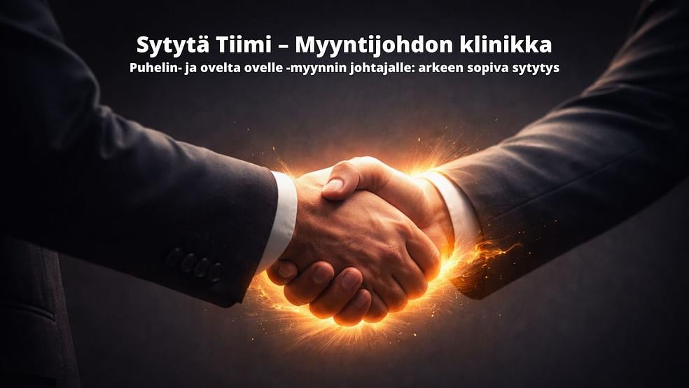 Sytytä Tiimi – Myyntijohdon klinikka by SK Made